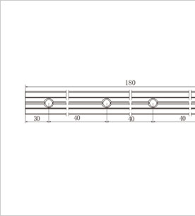 鋁型材槽條連接件二維圖1 鋁型材槽條連接件二維圖1