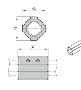 精益管滑動套二維圖 精益管滑動套二維圖