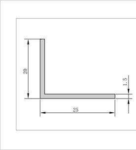 2025角鋁型材二維圖 2025角鋁型材二維圖