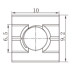 鋁型材方形螺母物理參數1