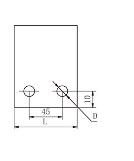 鋁型材雙槽角件物理參數2