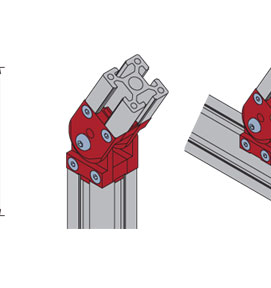 鋁型材活動鉸鏈安裝示意圖1 鋁型材活動鉸鏈安裝示意圖1